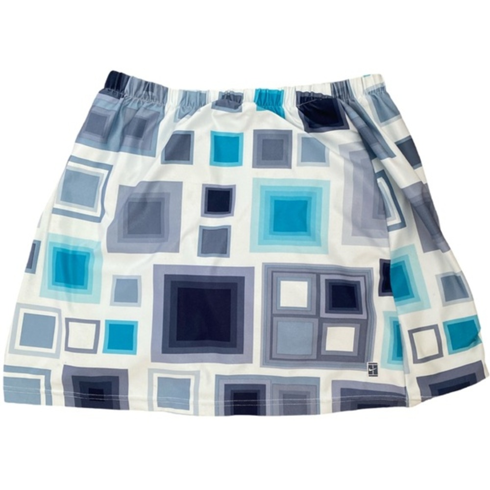 Nike Skort -M white blue green print. Polyester spandex
